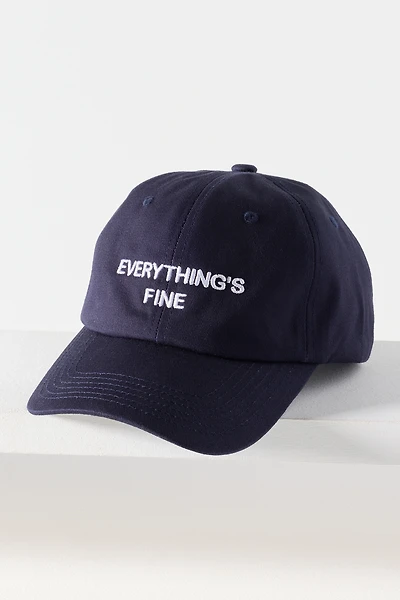 Intentionally Blank Everything's Fine Baseball Cap
