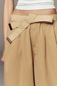 By Anthropologie Raffia Knotted Belt