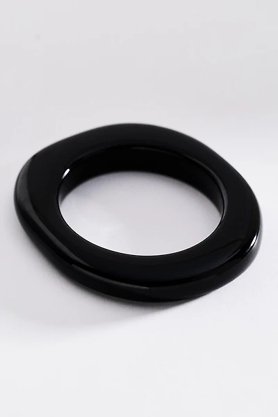 Translucent Resin Bangle Bracelet