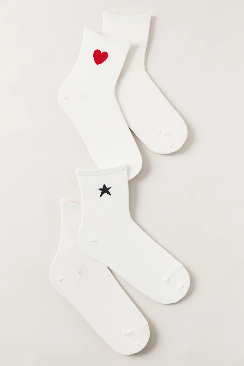 Knit Icon Trouser Socks, Set of 2