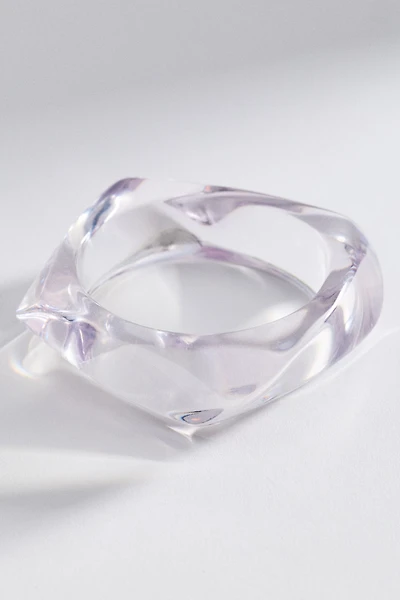 Square Resin Bangle Bracelet