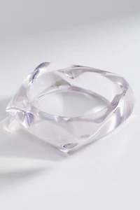 Square Resin Bangle Bracelet