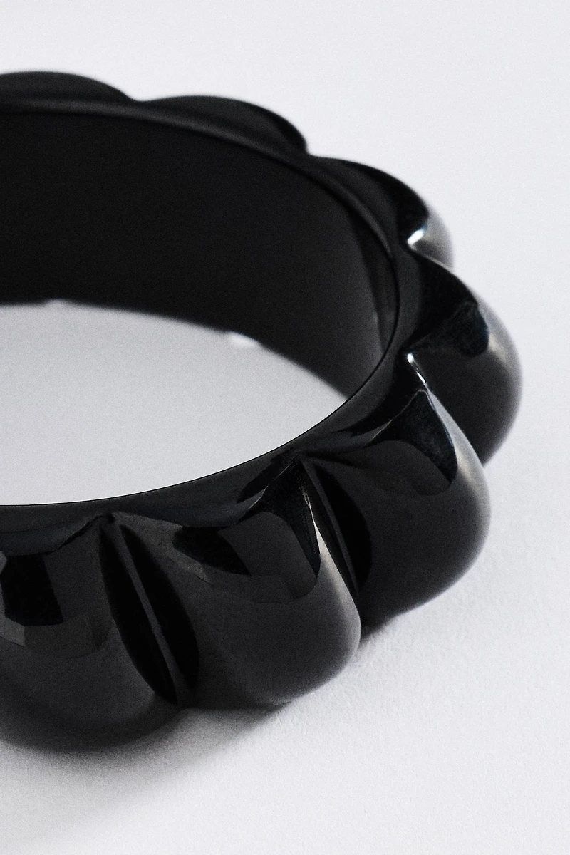 Textured Bangle Bracelet