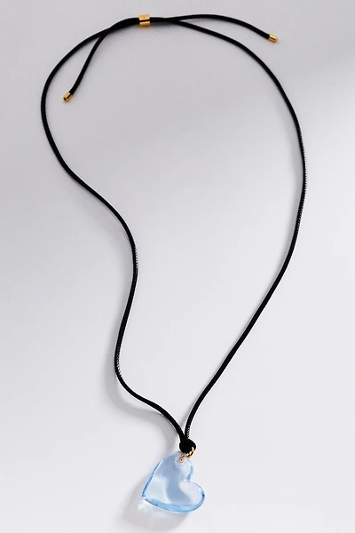 Heart Cord Pendant Necklace