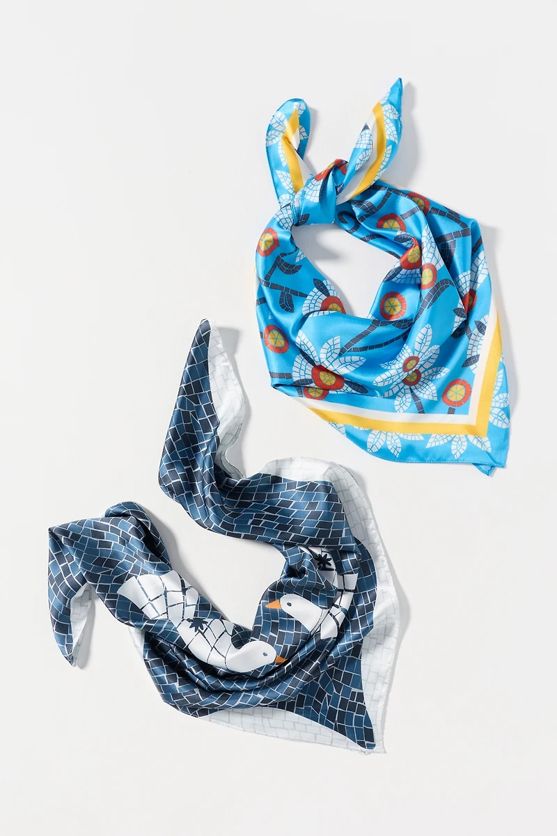 Celandine Square Scarf