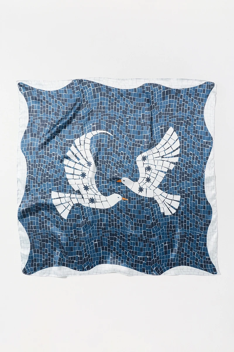 Celandine Square Scarf