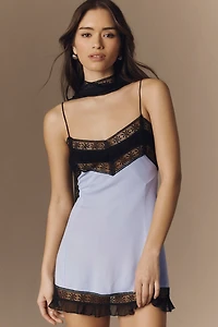 BUCI NYC Waterlily Silk Mini Dress