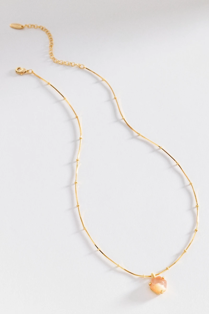 Floating Crystal Pendant Necklace
