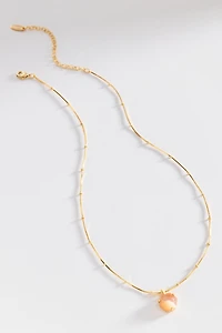 Floating Crystal Pendant Necklace