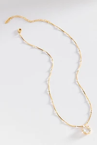 Floating Crystal Pendant Necklace