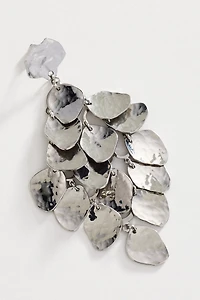 By Anthropologie Textured Droplet Statement Earrings
