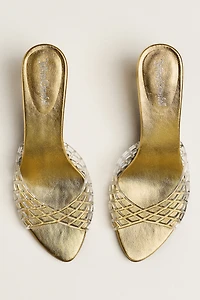 Jeffrey Campbell Seablue Heeled Jelly Sandals