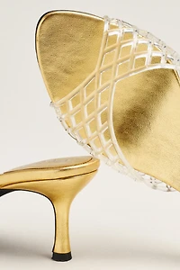 Jeffrey Campbell Seablue Heeled Jelly Sandals