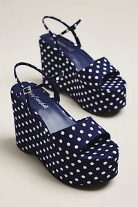 Jeffrey Campbell Funkytown Platform Wedge Sandals