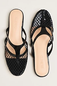 Silent D Wish Mesh Strappy Mules