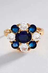 Floral Crystal Ring