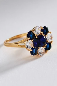 Floral Crystal Ring