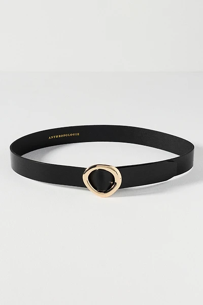 By Anthropologie Bold Round Buckle Belt