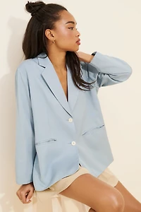 See U Soon Relaxed Linen Blazer
