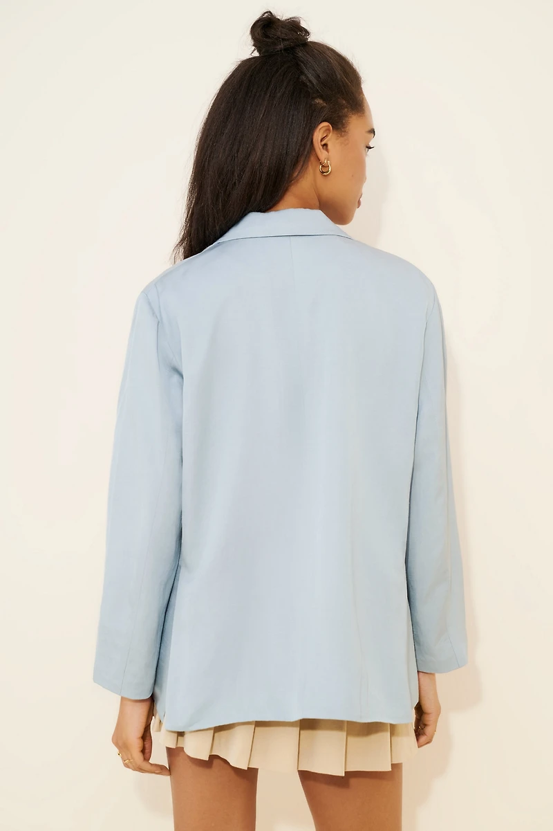 See U Soon Relaxed Linen Blazer
