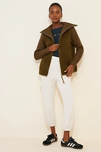 Varley Ardley Zip-Through Mixed Media Jacket