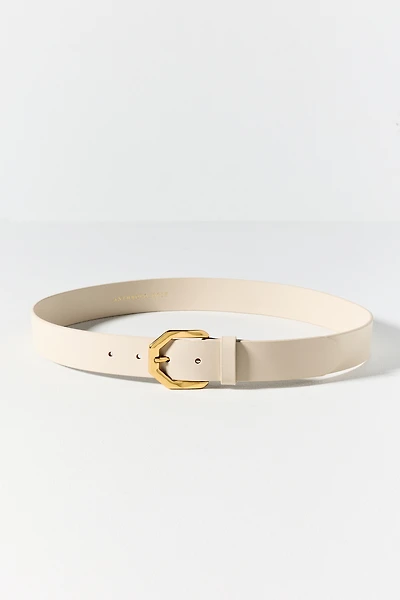 By Anthropologie Geo Hammered Buckle Belt