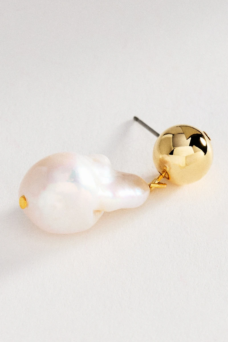 Lelet NY Freshwater Pearl Earrings