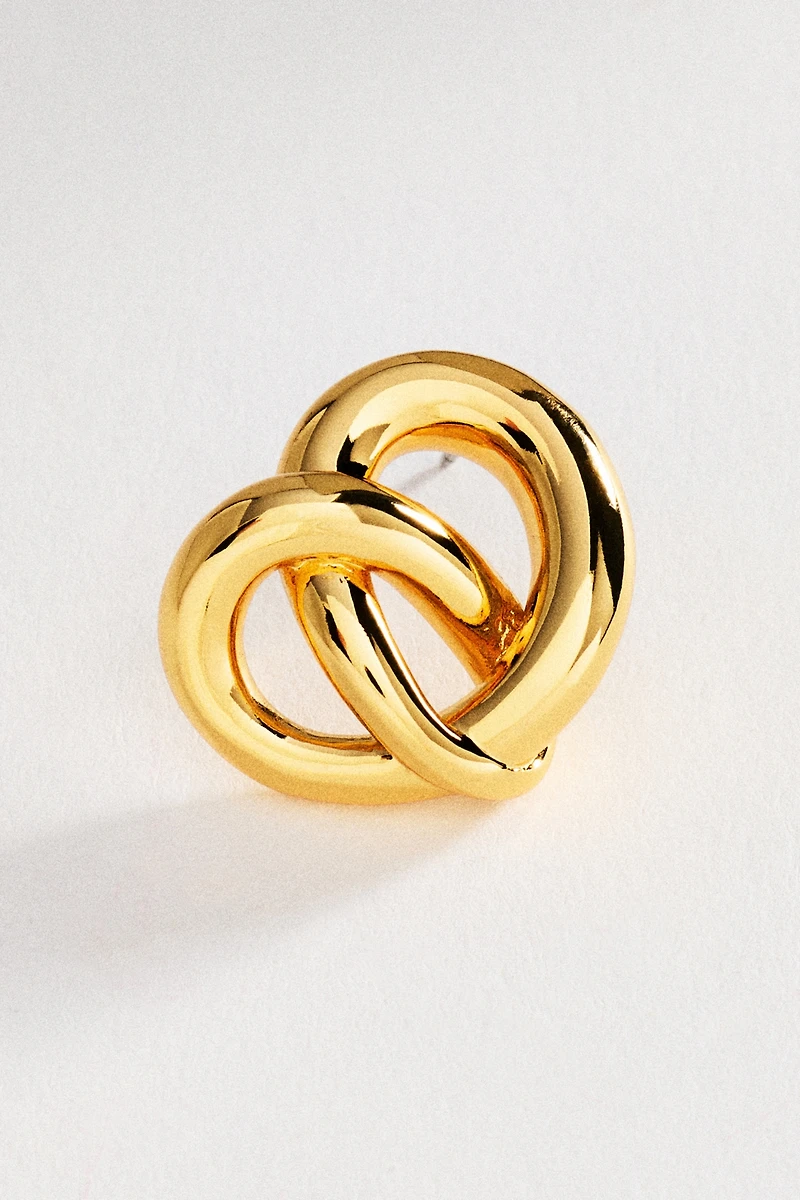 Lelet NY Glossy Knot Stud Earrings