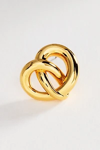 Lelet NY Glossy Knot Stud Earrings