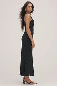 Maeve Textured Slip Midi Dress