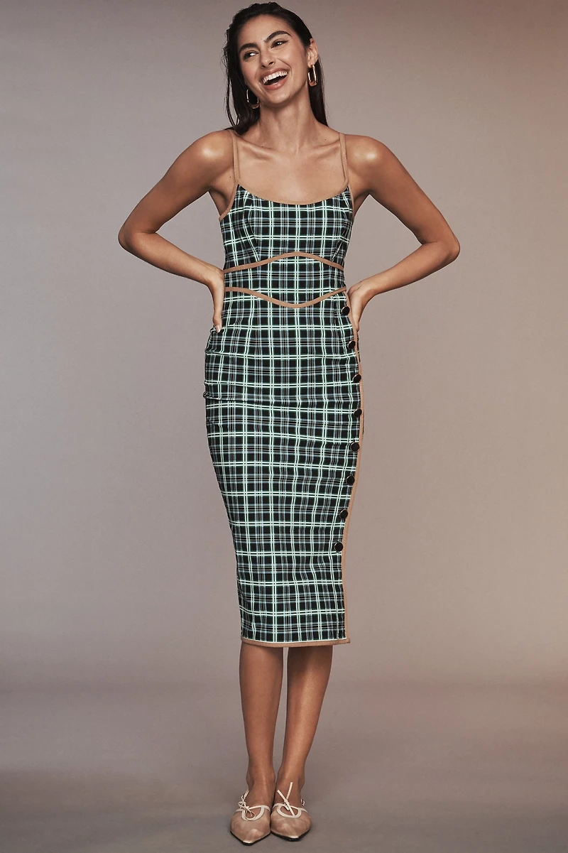 Maeve Sleeveless Scoop Neck Fitted Dress