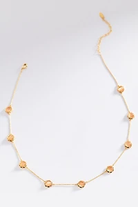 Delicate Dotted Stone Necklace