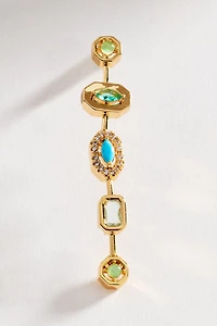 Shaped Stone Drop Earrings