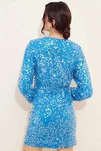 Saylor Rina Sequin Mini Dress