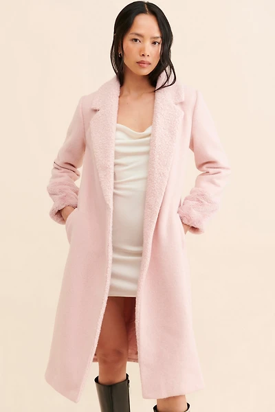 Hutch Mixed Media Overcoat