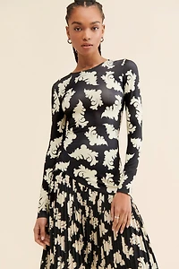 Dhruv Kapoor Printed Pleated Midi Dress