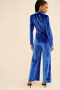 Hutch Velvet Suit Jumpsuit