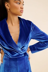 Hutch Velvet Suit Jumpsuit