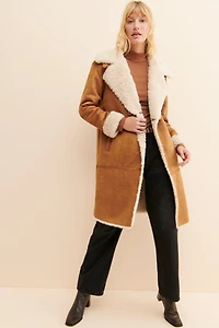 NVLT Faux Shearling Jacket