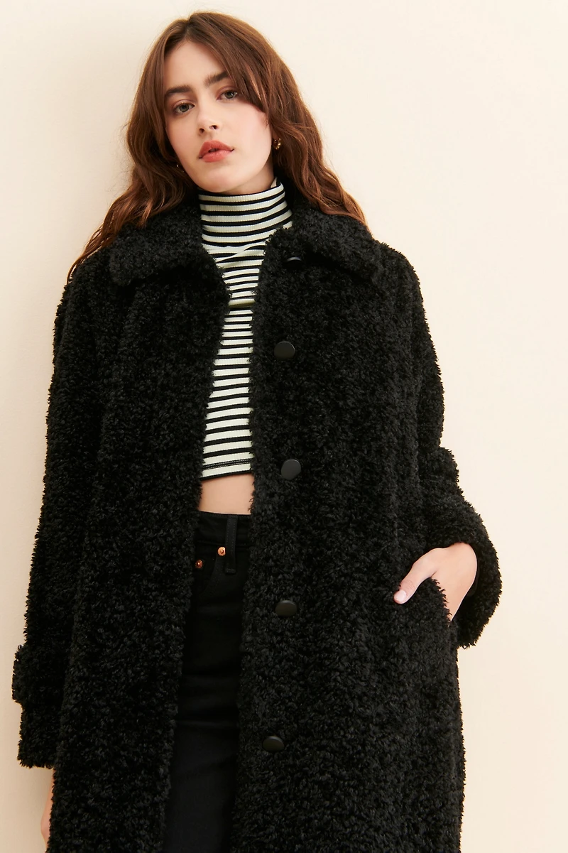 NVLT Sherpa Boucle Coat