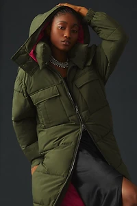 NVLT Colorblock Puffer Coat