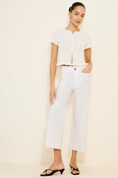 Maeve The Colette Crop Wide Pants