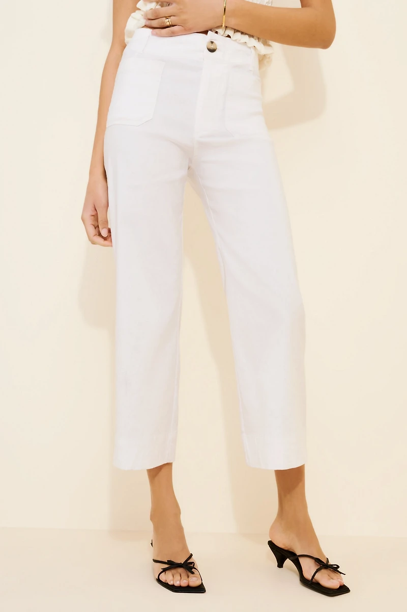 Maeve The Colette Crop Wide Pants