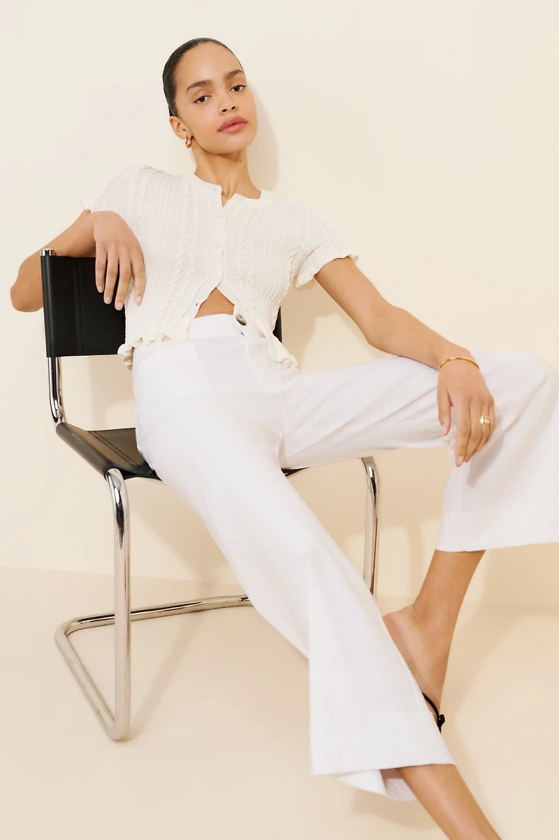 Maeve The Colette Crop Wide Pants