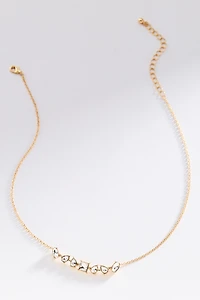 By Anthropologie Crystal Mix Necklace