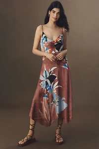 Sleeveless Floral Slip Dress