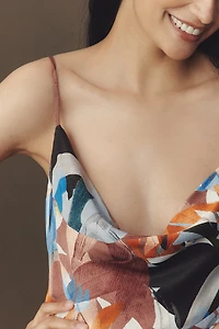 Sleeveless Floral Slip Dress