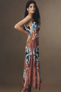 Sleeveless Floral Slip Dress