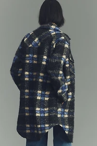 RD Style Eva Plaid Boucl? Shirt Jacket