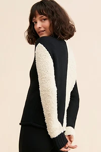 Rachel Antonoff Black & White Cookie Sweater
